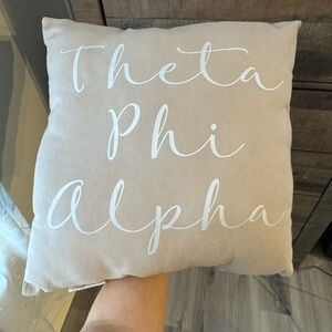 Theta Phi Alpha Sorority Decorative Pillow